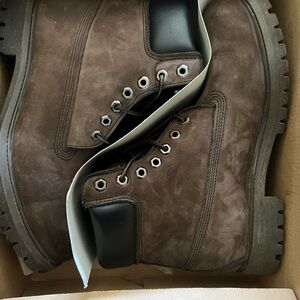 Timberland Dark Brown Leather Boots